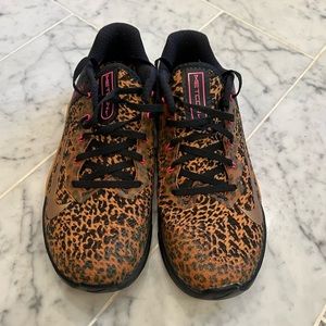 Women’s leopard Nike Metcon trainers. Size 9.